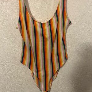 NWT striped bodysuit